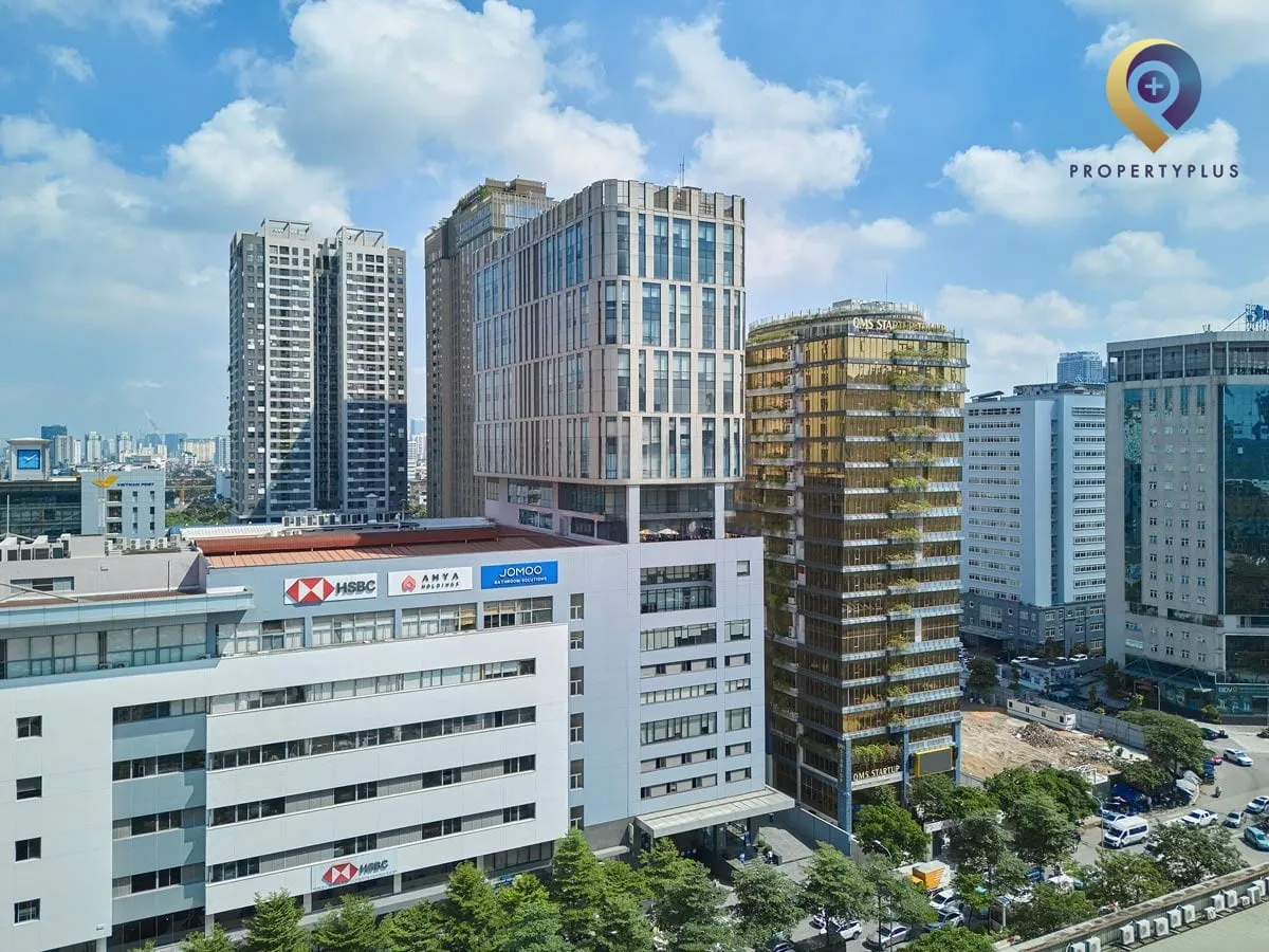 Toàn cảnh tòa nhà IDMC Mỹ Đình nhìn từ trên cao